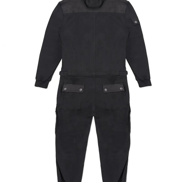 Jonny Cota Fleece Hooded Jumpsuit Long Sleeve - Cutting Edge Streetwear - EUC- S - Picture 3 of 16